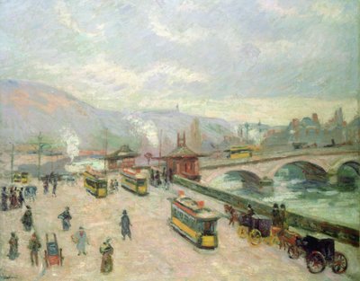 The Pont Corneille at Rouen, 1898 by Jean Baptiste Armand Guillaumin